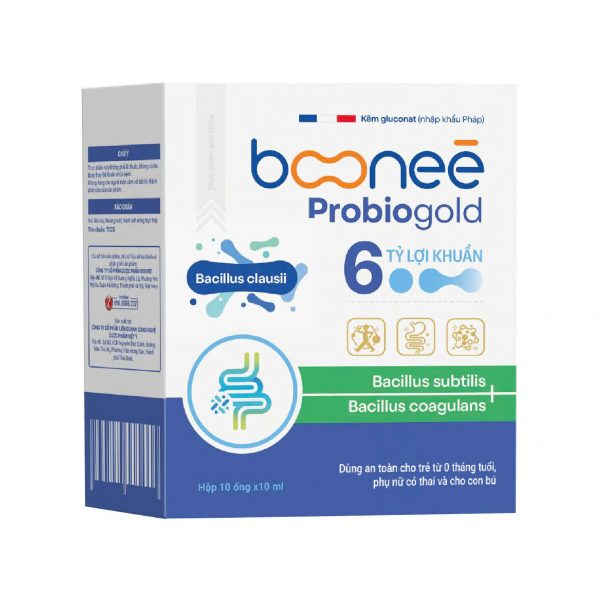 Men Vi Sinh BOONEE PROBIO GOLD (10 ống)