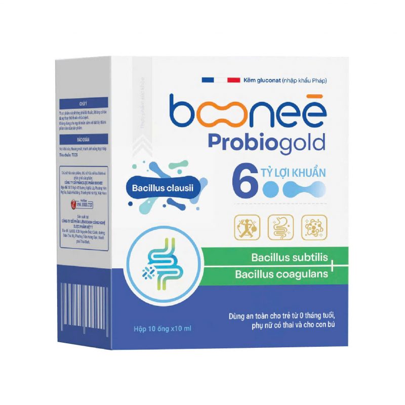 Men Vi Sinh BOONEE PROBIO GOLD (10 ống)