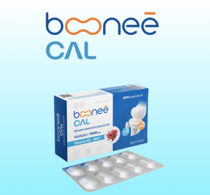 BOONEE CAL (Bổ sung canxi 3 vỉ x 10 viên)