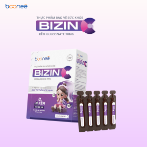 BIZIN C (Bổ sung kẽm hộp 4 vỉ x 5 ống x 10ml)